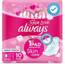 [A12823] Always maxi thick skin care 1pads large 10pcs