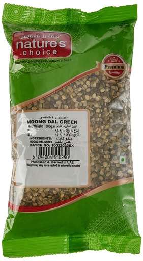 [A12845] Natures choice moong dal green 500gr