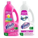Vanish With Out Chlorine Bleach Pink&White Colour Safe 1l