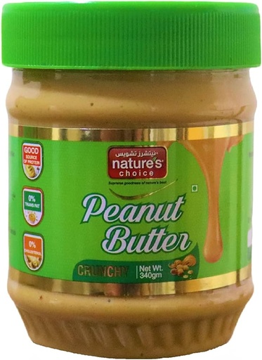 [A14335] Natures choice peanut butter crunchy 340g