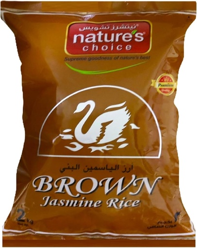 [A12963] Natures choice brown jasmine rice 2kg