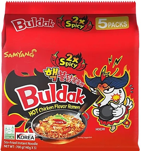 [A13241] Samyang buldak noodles hot chicken flavor ramen 2xspicy 140g
