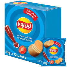 [A13397] Lays tomato ketchup 21g 12pcs