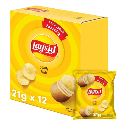 [A13399] Lays salt 21g 12pcs