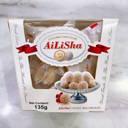 [A13460] Ailisha coconut milk chocolate 135g