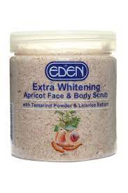 [A13540] Eden extra whitening apricot face & body scrub 500gr