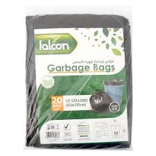 [A13569] Falcon Garbage bags 20bags 50Gallons 80X110cm