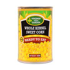 [A13677] Virginia green garden whole young corn ready to eat 400g