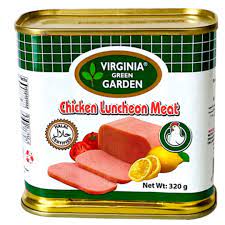 [A13708] Virginia green garden chicken luncheon meat 340gr