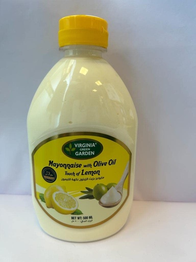 [A13725] Virginia green garden mayonnaise olive oil lemon 500ml