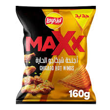 [A13857] Lays Max Chicago Hot Wings 160g