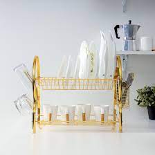 [A14063] Royal ford 2 layer goldy dish rack RF10150