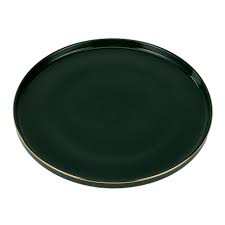 [A14079] Royalford green fine bone desert plate RF11334