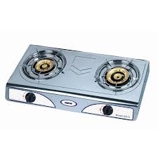 [A14156] Geepas GK73-bs DOUBLE BURNER GLAS Ss FR
