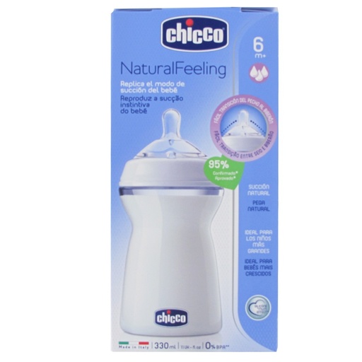 [A14575] Chicco Natural Feeling 330ml 6+M