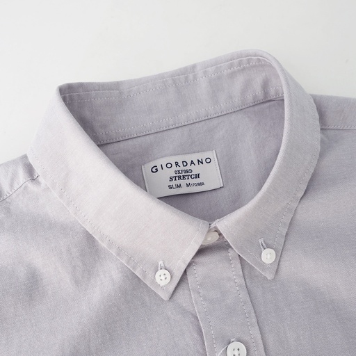 [A15127] Giordano oxford wrinkle free regular xl180/104a