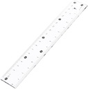 Bocai Plastic Ruler Resistant 20cm Ref:180405