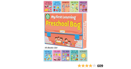 [A15556] My first learning preschool bag isbn 978-81-319-2111-1