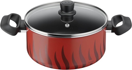 [A15632] Red Cherry Non-Stick Interior 26cm CBN26