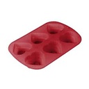 Bergner Bake-A-Wish 6-Hole Cake Pan Silicone 26x17x3.5CM