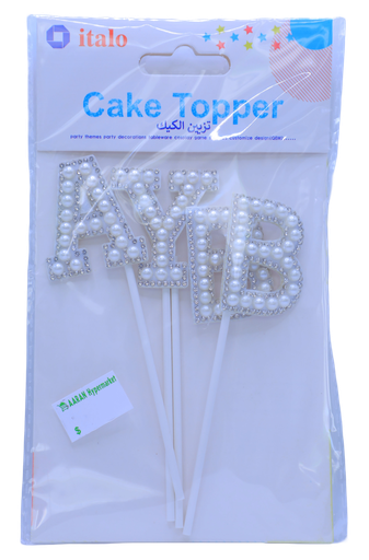 [A16134] Italo cake topper pt-1062