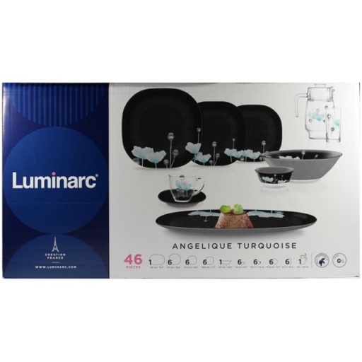 [A16182] Luminarc angelique rose 46pcs n8124