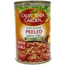California garden fava beans peeled with chili 450g