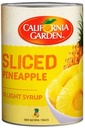 California garden sliced pineapple 565g