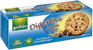 [A16451] Gullon digestive oats choc with dark chocolate chips 425g