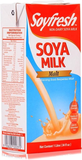 [A16459] Soyfresh non dairy soya milk malt 1 litre