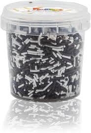 [A16485] Deliket white &cocoa sprinkles vermicelli to decoration sweets 90g