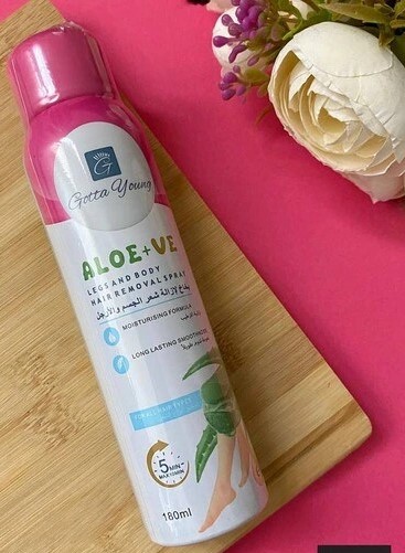 [A16771] Gotta young aloe+ve body hair remover spray 180ml