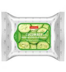[A17170] Purederm cucumber make-up cleansing 30 tissues ads 605