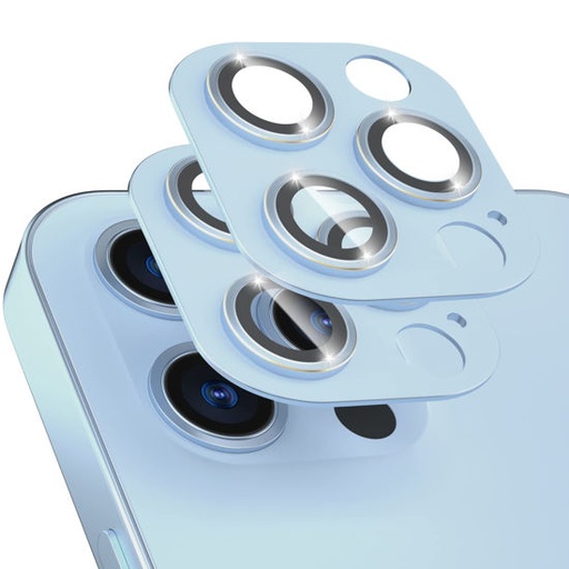 [A18032] Camera lens glass film Ring+glass 13pro max sierrs blue
