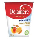 Delamere Premium Yoghurt With Real Apricot Orange&Honey 450g