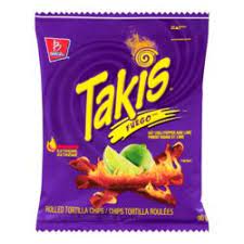[A18479] Takis fuego hot chili pepper limon 92.3gr