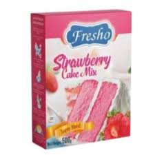 [A18522] Fresho strawberry cake mix 500gr