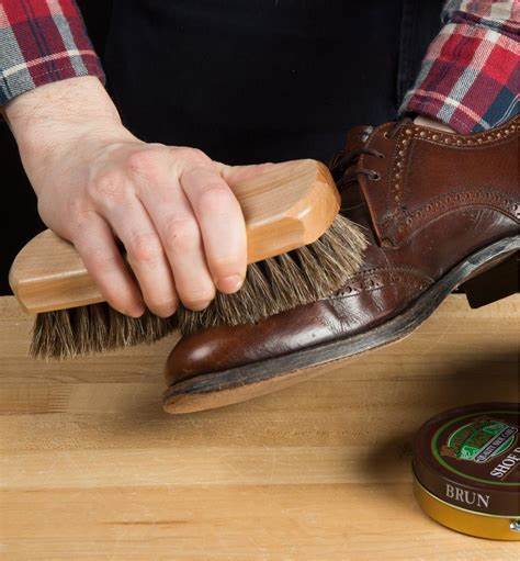 [A21720] Award Leather Shoes Brushes Twin Pack M2M