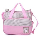 9026 5pcs bag set baby changing polka