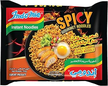 [A19004] Indomie spicy curry fried noodle s