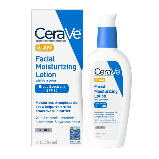 [A19456] Cerave AM Facial Moisturizing Lotion Broad Spectrum oil free 89ml