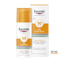 [A19479] Eucerin Sun Protection 50+ oil Control Oil Acne Prone Skin Sun Gel 50ml