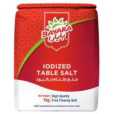 [A19622] Bayara lodized Table Salt 1kg