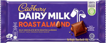 [A20780] Dairy milk Roasted Almond 100gr