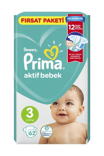 [A20873] Pampers Prima aktif bebek No 3