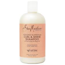 [A21082] Shea Moisture Coconut&haiscus Cirl&Shine Shampoo 384ml