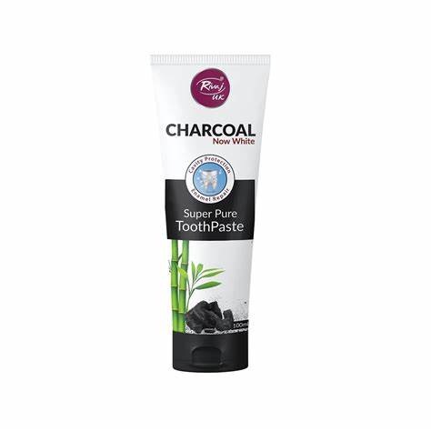 [A21158] Rivaj Charcoal Now White Toothpaste 100ml