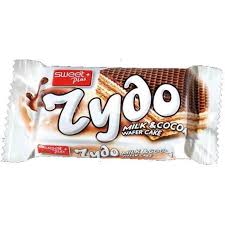 [A21376] Sweet+plus milk & cocoa wafer cake 40gr