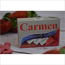 [A21486] Carmen chewing gum strawberry 12g