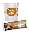 Hans latte instant coffee in cup 1pcs 20g